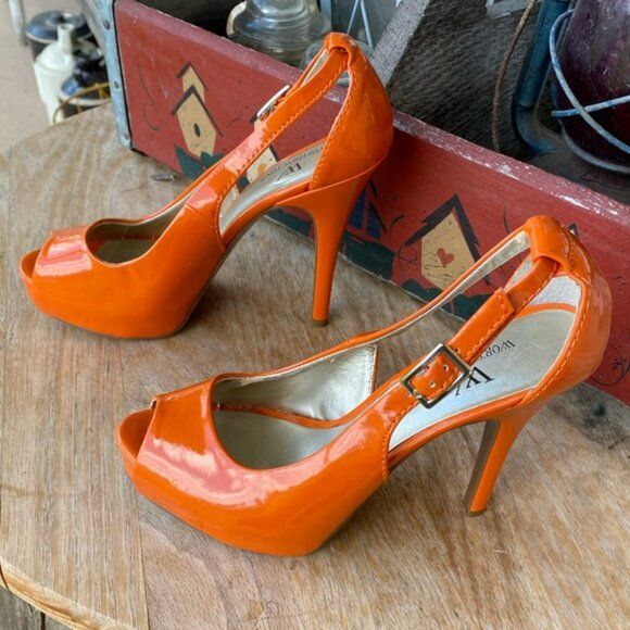 Worthington Kairo Patent Peep-Toe Pumps - Picture 4 of 12